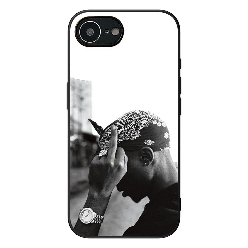 

Rapper 2pacs Singer Tupacs Casing Phone Cover for Apple iPhone 13 12 Mini XS 11 Pro Max 7 8 Plus + XR SE 2022 2020 SE3 Soft Case iPhone 12 Mini