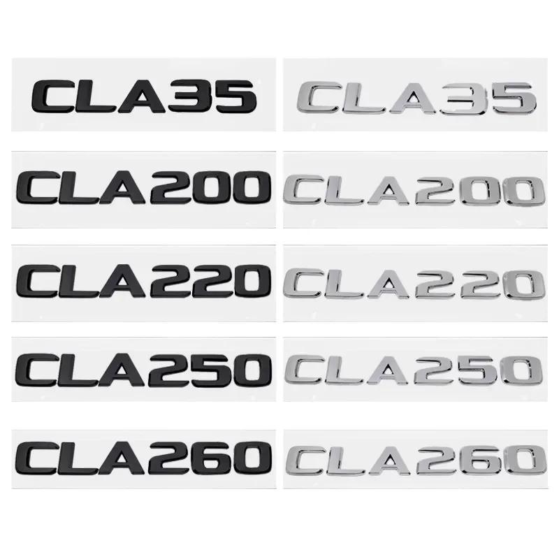 3D ABS 2017-2020 New For Mercedes-Benz CLA Class CLA35 CLA45 CLA63 CLA180 CLA200 CLA220 CLA250 Trunk Rear Letter Badge Emblem QU8
