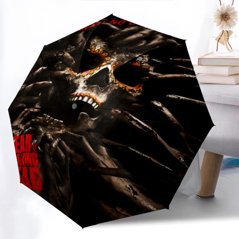 Survival Struggle Post-Apocalyptic World Folding umbrella Suitable for all seasons Portable outdoor Umbrella travel