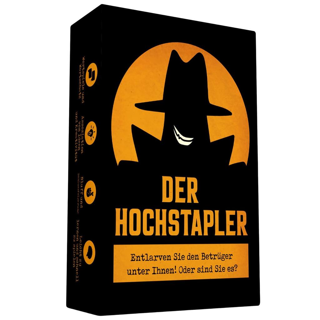 Der Betrüger – Können Sie ihn?, Wortspiele und Zweifel! Brettspiele für die ganze Familie, Spiele für Erwachsene, Brettspiele, Auf Deutsch