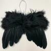 Angel Wings White Feather Newborn Baby Photo Props Christmas Hanging Ornaments Stage Show Masquerade Party Decoration