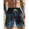 Pantaloncini da Spiaggia Estivi da Uomo Stampati in 3D Moda Versatili Tendenza Traspiranti Casual Stile Vacanza