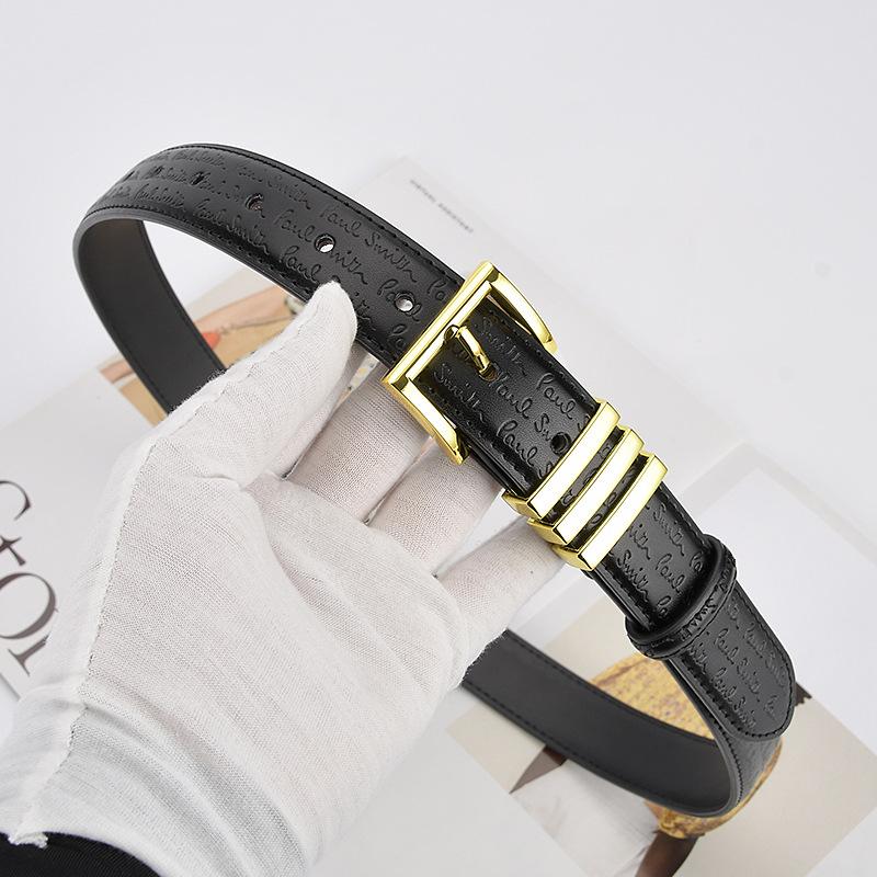 Belts for Women's Fashionable and Versatile Decorative Belt Genuine Leather Simple Belt Waistband Belt