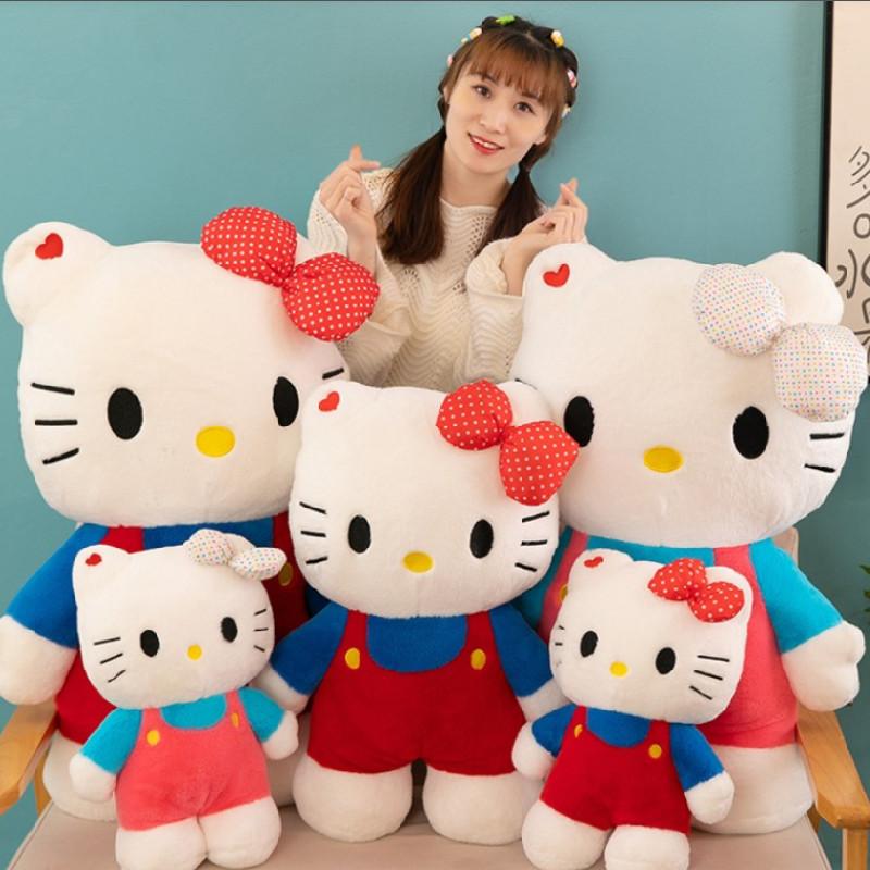 Adorable Kt Cat Plush Toy Cute Hello Kitty Stuffed Animal Doll For Girls In Pink 40cm To 80cm Sizes