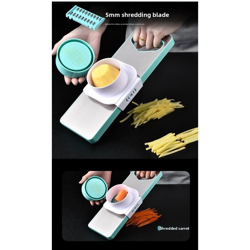 Household Potato Slicer Stainless Steel Vegetable Slicer Kitchen Vegetable Slicer Radish Slicer and Grater