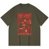 230 G/m² 100% Bomull Heavy Metal T-shirt Rockband Populärmusik Tryck Unisex Tung Bomulls-T-shirt