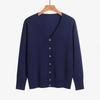 Sweater Women Long Sleeve Knitted Button Color Cardigan