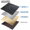 MK4 MK3S PEI Sheet 241*254 Double Sided PEI Textured Spring Steel Sheet Mk52 Magnetic Build Plate For Prusa i3 MK2.5S Mk3 MK3S