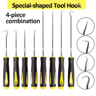 4 teile/satz Hitzebeständige Anti-Rutsch Haken Pick Set Auto Öl Dichtung Schraubendreher Dichtung Puller Öl Dichtung Entfernung Haken Werkzeug Auto reparatur Werkzeug