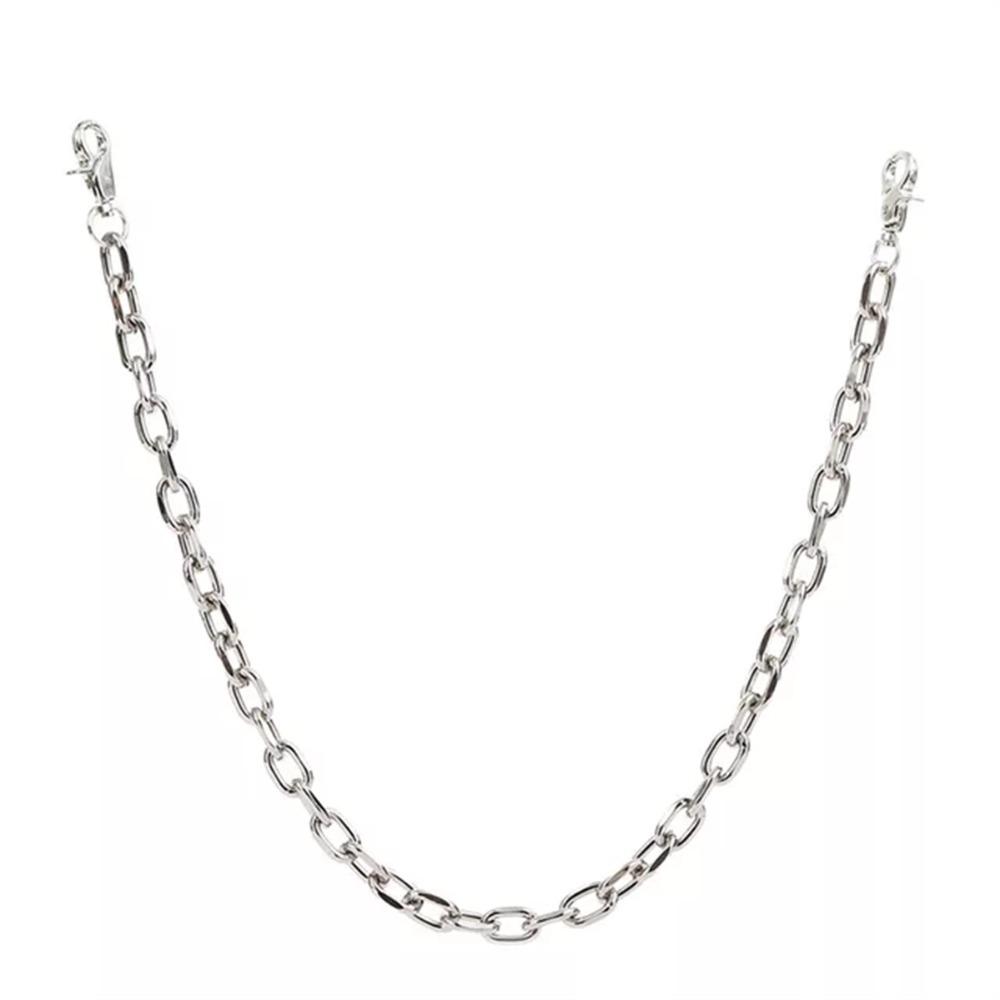

Rock Style Single Strands Pants KeyChain Big Ring Metal Link Wallet Chain Punk Biker Chain Street Wear срібний