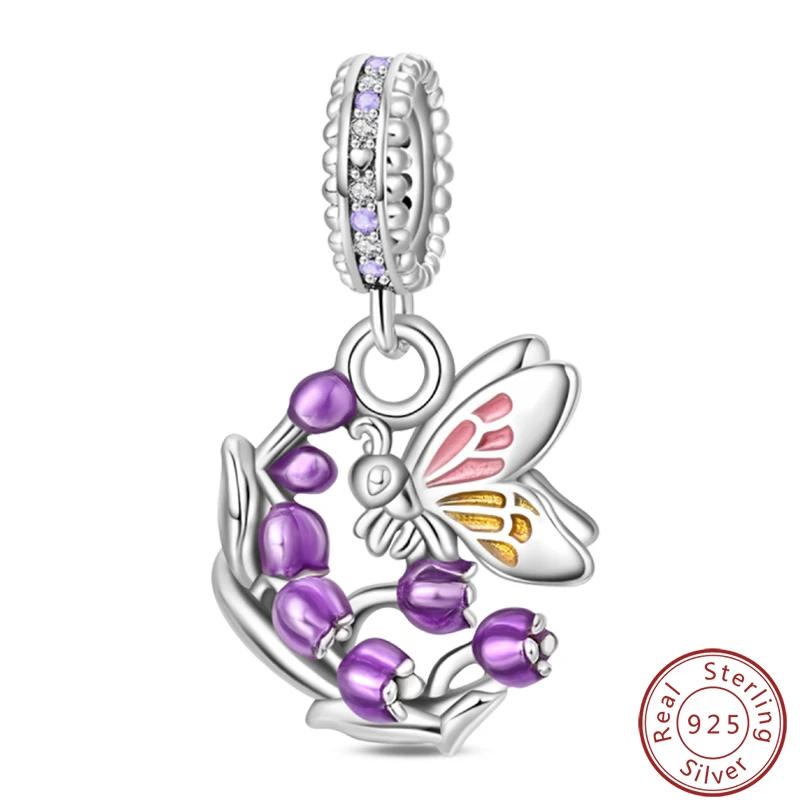 Authentic Copper Purple Beads Bead Owl Tree Of Life Butterfly Pendants Fit Bangle Bracelet Handmade Jewellery Marking