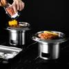 Gold/Silver Stainless Steel Camping Stove Rust-proof Grilling Stove Barbecue Stove  Picnic