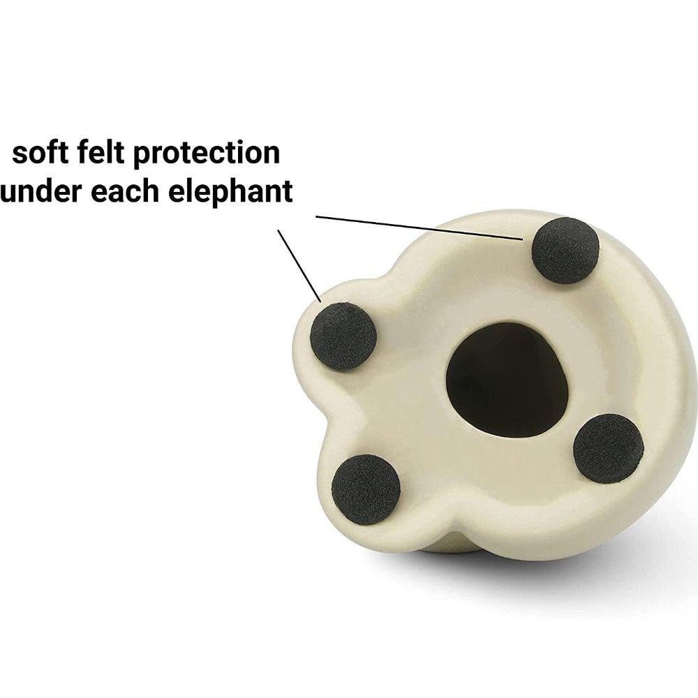 2 Sets of Ceramic Couple Elephant Double Elephant Elephant Sculpture Fashion Bedroom