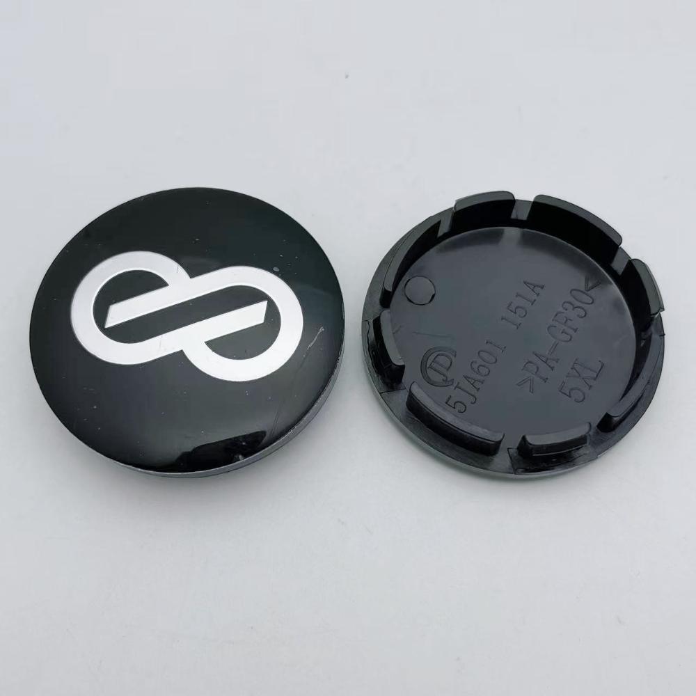 

4pcs 56MM ( 51MM I.D) ENKEI Logo Emblem Car Wheel Center Caps Wheels Hubcaps Auto Hub Centre Cover Replace Car Accessories ENKEI Badge&4pcs Wheel Cap