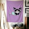 Kuromi'S Magical Adventure Tapestry Background Cloth Wallmounted Home Decor Work Of Art Background Cloth