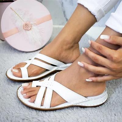 Fashion Women Sandals 2024 Summer Sandals for Women Beach Shoes Low Heels Wedges Shoes Women Flip Flops Gladiator Flat Sandalias Mujer