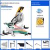 LUXTER 10" Sliding Compound Miter Saw for High-Power Wood and Aluminum Cutting