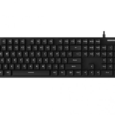 K74 Mechanical Keyboard: 104-Key, Wired, Dual-Use for Office & Gaming with Mixed Backlight.