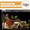 Resin Simulation Tree Trunk Aquarium Decor for Fish Tank Reptile Hideout Natural Landscape Stump Wear-Resistant Desktop Tank
