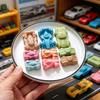Silicone Car Mold Easy Release 9-cavity Non-stick Miniature Car Silicone Mold for Plaster Clay Epoxy Resin Soap Candle Chocolate