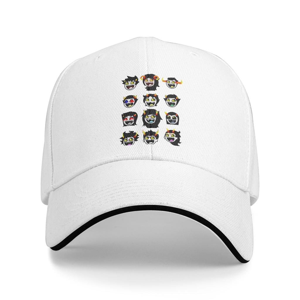 Homestucks Unisexga Baseball Caps Fashion Sandwich Cap Unisex Women Polyester Headwear Fishing
