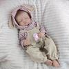 46cm Closed-Eye Hand-Painted Reborn Baby Doll - Children's Companion Toy