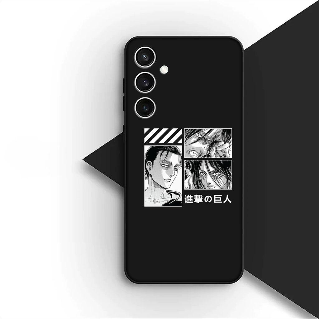 Casing Phone Cover for Apple iPhone 17 Pro XS Max Air 6 Plus X 5 + SE 2022 SE2 16E XR Case  Attack Levi on Eren titan Jaeger