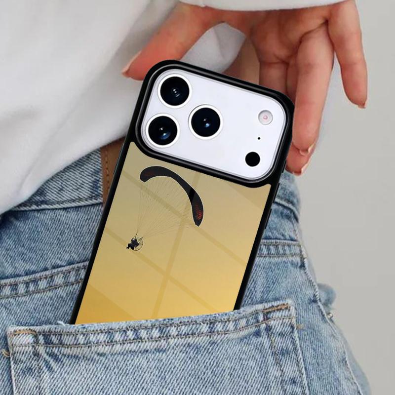 Paragliding Sport Phone Case for iPhone 17ProMax 12 13 14 15 16e 17 Pro Max Plus Air Cover
