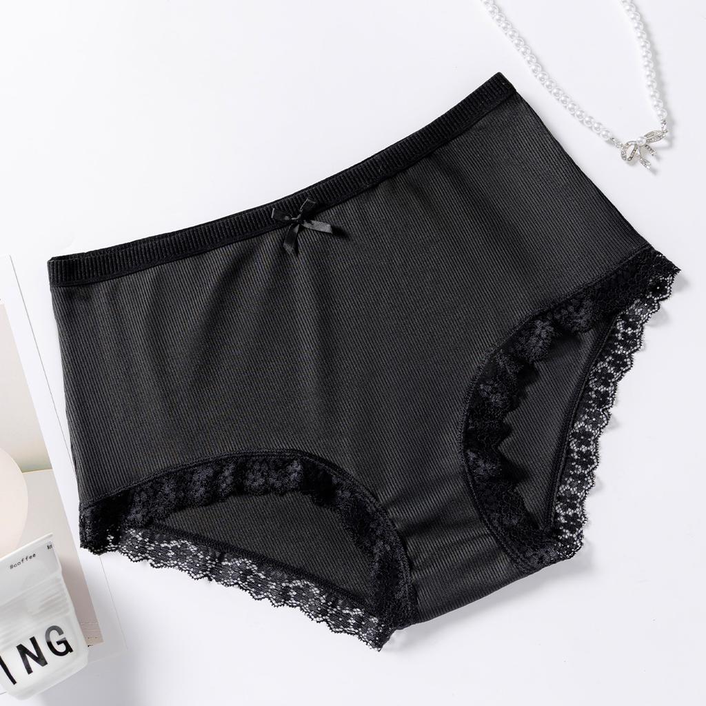 Plus Size Ladies Summer Sexy Hip Comfortable Breathable Mid Waist Briefs