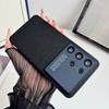 Business Classic Leather Textured Solid Color Phone Case For Samsung Galaxy S26 S25 S24 S23 Ultra Camera Protection Matte Cover