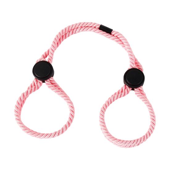 Rope Cuffs Gentle Secure Easy To Tie Untie Private Adjustable Length Soft Cotton Rope Feet Cuffs Adult Sex Toy