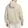 Nike Primary Dri-Fit Fleece Quick-Dry Breathable Sun Protection Solid Color Logo Embroidered Raglan Long Sleeve Jacket Men Jackets Beige FZ0968251