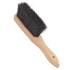 Fireplace Brush Oblong Soft Bristle Wooden Handle Shape
