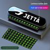 Laser-Engraved Retractable Parking Number Plate for Jetta VA3/VA7/VS5/VS7