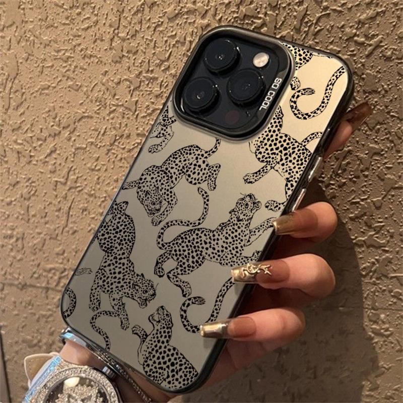 Fashionable Leopard Print Anti-Drop Phone Case For Xiaomi Mi 13 12 11 Lite 5G 14 13T 12T 14T Poco M6 X6 X5 F5 F6 Pro 4G Cover