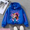 KPop Demon Hunters Cute Print Boys Girls Hooded Sweatshirt Children's Fall and Winter Casual Fashion Warm Pullover Sweatshirt