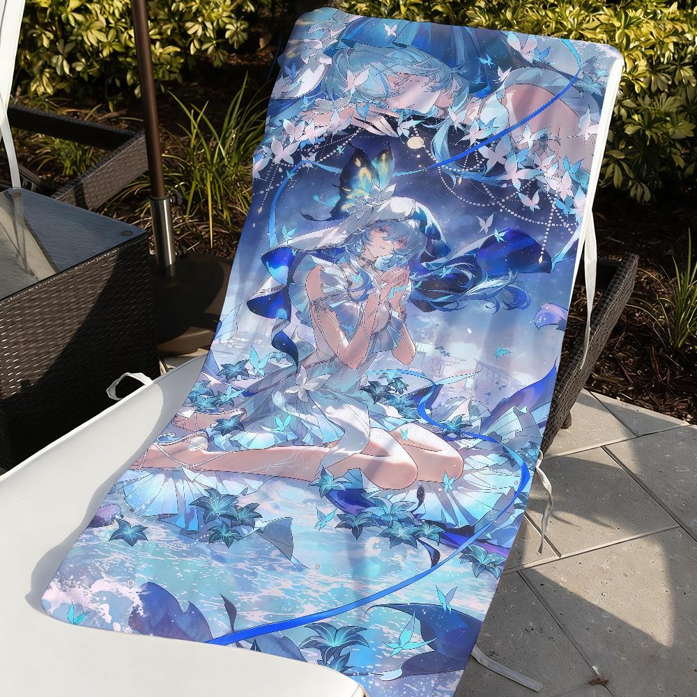 Anime The Shorekeeper Towel Quick Drying Beach Towels Are Suitable For Swimming Pools Camping Yoga And The Gym