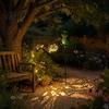 Garden Gift for Plant Lovers Solar Frog Stake Light, Watering Can Shadow Projection Lamp with Metal Landscape Lighting Waterfall LED, Outdoor