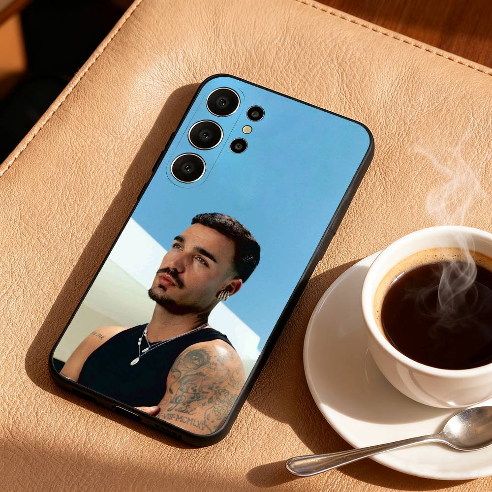 

Singer Rels B Flakk afroLOVA 25 Phone Case For Samsung S26,S25,24,23,22,30,21,10,9,Ultra,Plus,Lite,FE Soft Black Case Samsung S235G