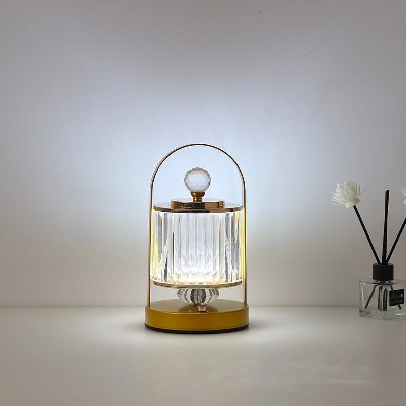 Metal Table Lamp Retro Creative Portable Night Light Ins Bar Counter Bedroom Living Room Bedside Atmosphere Small Night Lamp