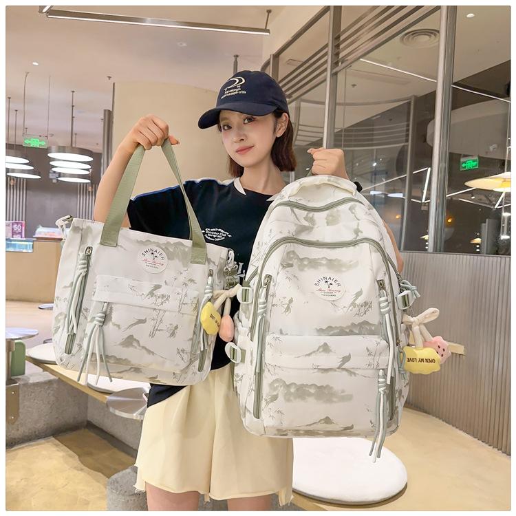 Children's Schoolbags  Elementary School Students Girls  Junior High School Students  Two Piece Set of Large Capacity  High Value Backpacks