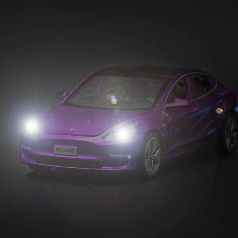 1:Model 32 v měřítku 3, litá slitina, autíčko, stahovací vozidlo se zvukem a světlem pro děti Dárková kolekce pro dospělé