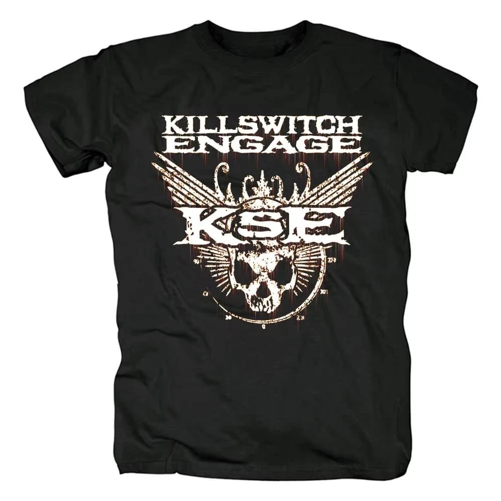 

Killswitch Engage Men Women T-Shirt Cotton Short Sleeve Hip Hop Rock Band Killswitch Engage T-shirt High Quality Y2k Streetwear 4XL