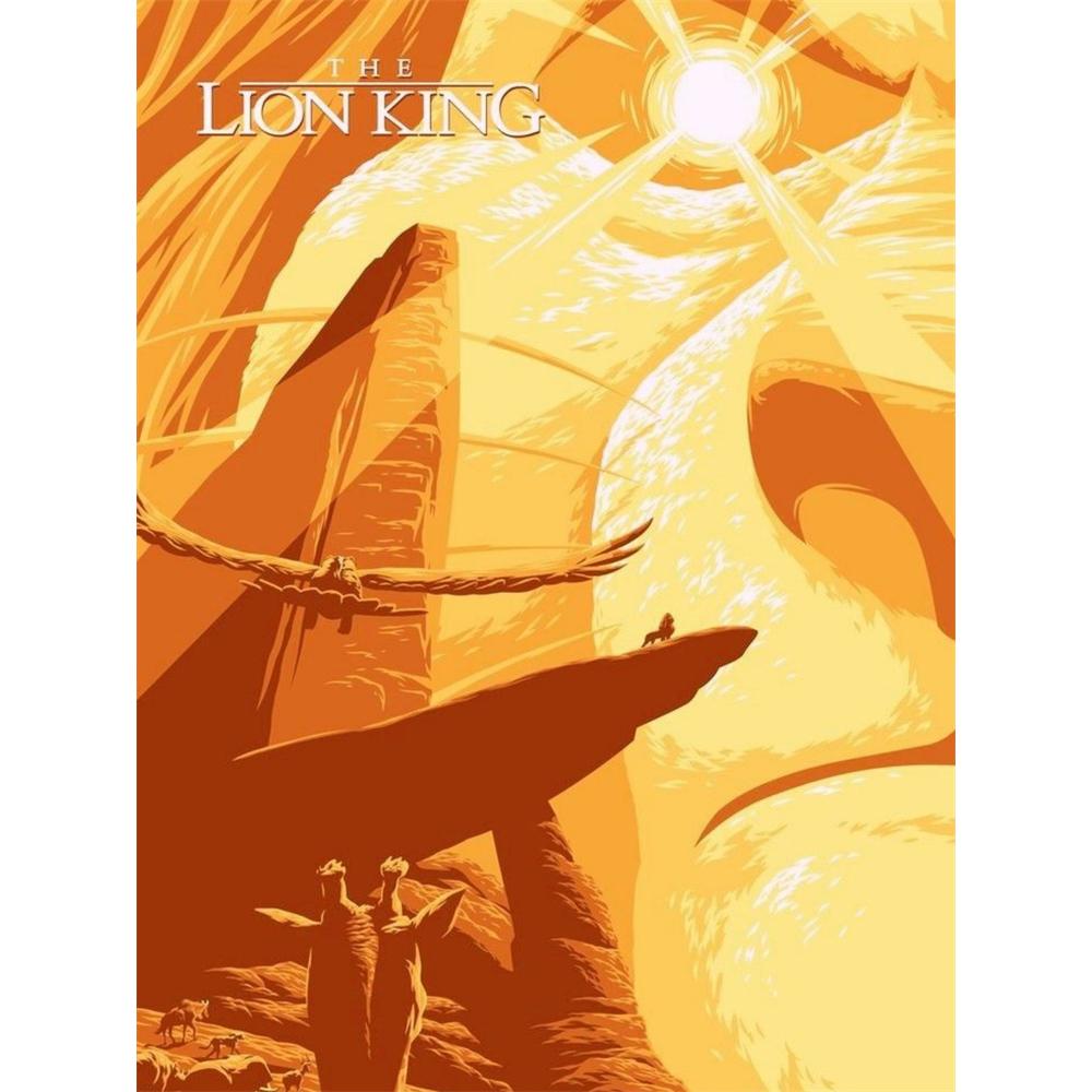 

Disney Diamond Painting Complete Set The Lion King Art Poster Illustration 5D Diamond Painting Cross Stitch Mosaic Home Decor Round 20x30cm