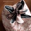 Chinese Style Tea Set Storage Bag Embroidered Multi-functional Teapot Cloth Pouch Portable Thickened Teacup Drawstring Bags