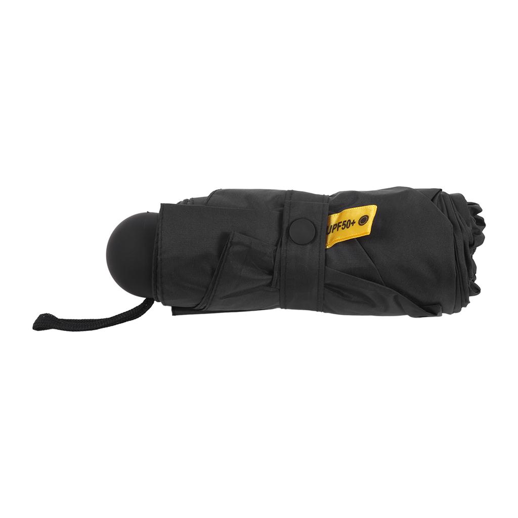 Travel Umbrella Sun Rain 5 Folding UV Protection Present Portable with Box for Men Women Black