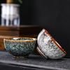 Tianmu Kiln Change 6 Single Cups Ceramic Colorful Jian Zhan Six Colors Household Drinking Small Tea Bowls