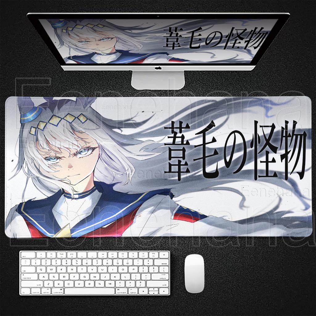 Mousepad Oguri Cap Umamusume PC Gamer Cabinet Mouse Pad XXL Game Pretty Derby Desk Mat Cute Anime Girls Rubber Non-slip Tablepad