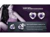 Purple Heart Diamond Stud Earrings – 925 Silver Needle, Fashion Sweet Style for Females and Students