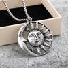 Unisex European Retro Stainless Steel Pendant Necklace